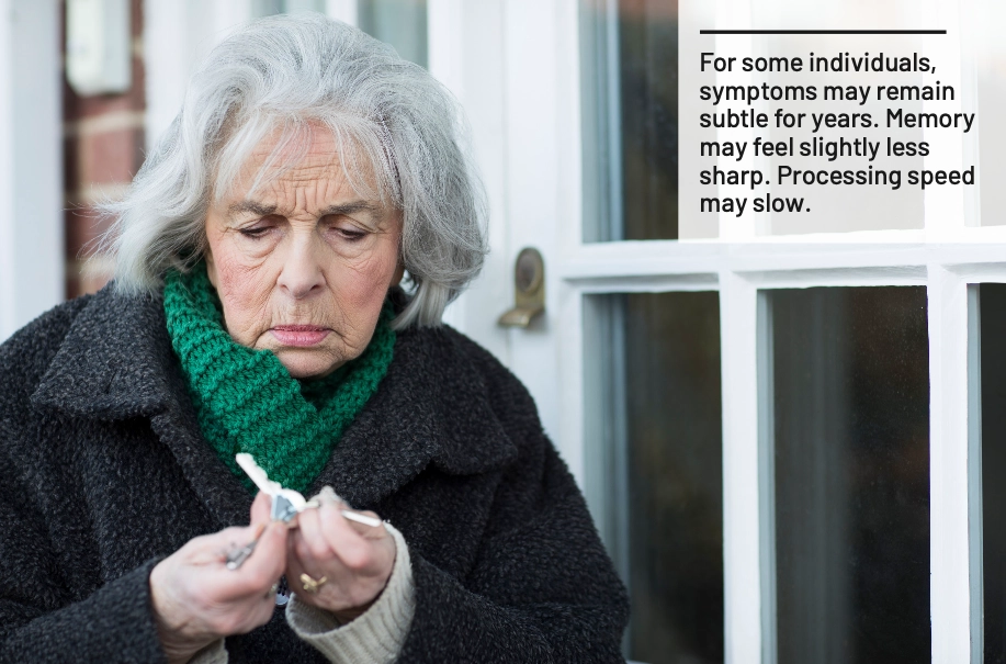 older lady with brain injury